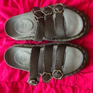 Doc Martin’s platform sandals. Only worn twice. In excellent condition.